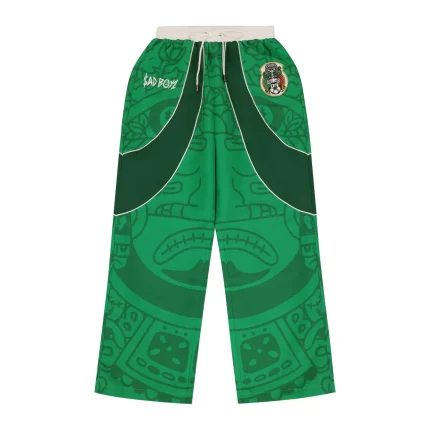 Sad Boyz Warm Up Track Liga Pant Green
