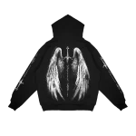 SAD BOYZ ANGEL WINGZ ZIP UP HOODIE
