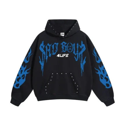 SAD BOYZ SB4L AZUL HOODIE – BLACK