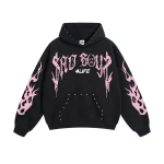 SAD BOYZ SB4L ROSA HOODIE – BLACK