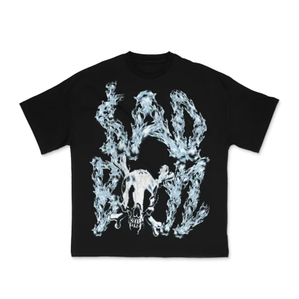 Sad Boyz Chrome Skull Tee Black