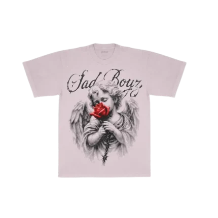 Sad Boyz Cherub Angel Rose Tee