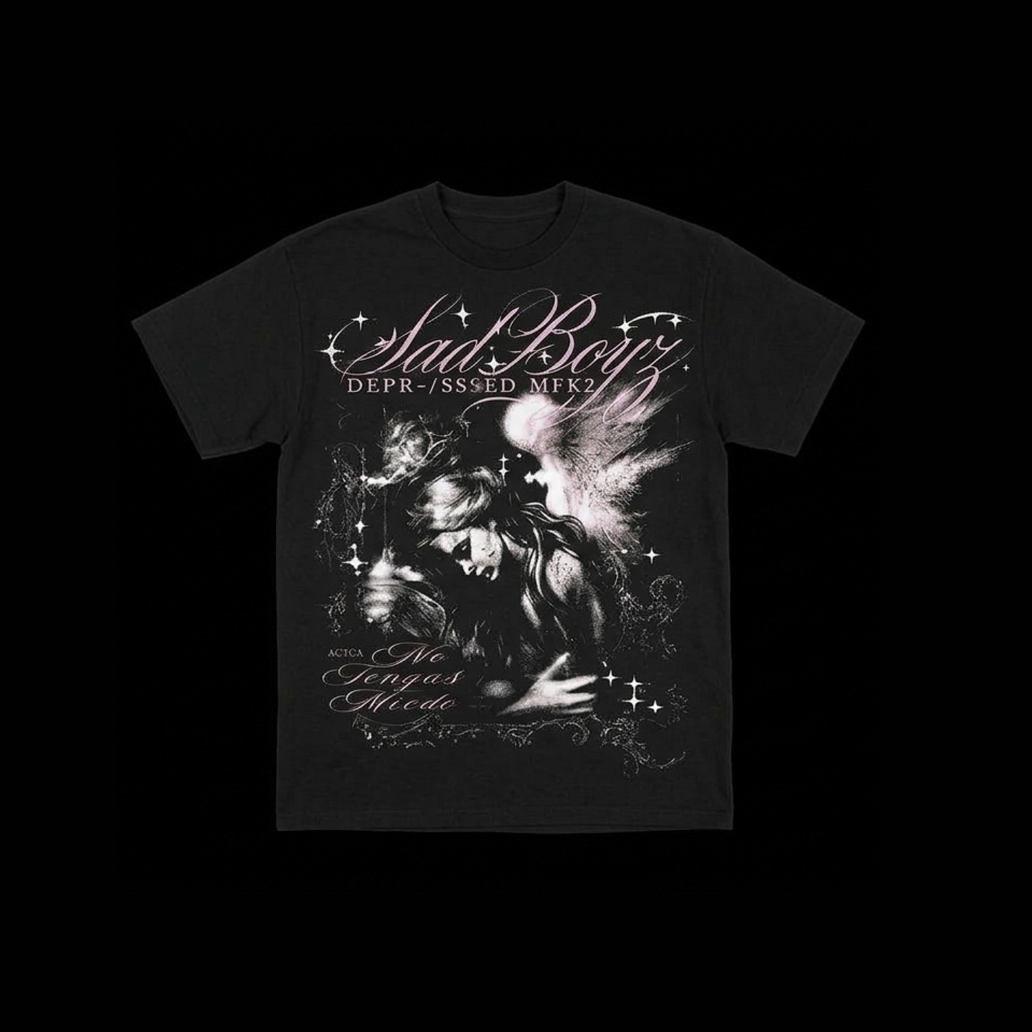 Sad-Boyz-No-Tenga-Miedo-Tee-front $ad Boyz No Tenga$ Miedo Tee