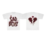 Sad Boyz Roses Broken Heart Tee