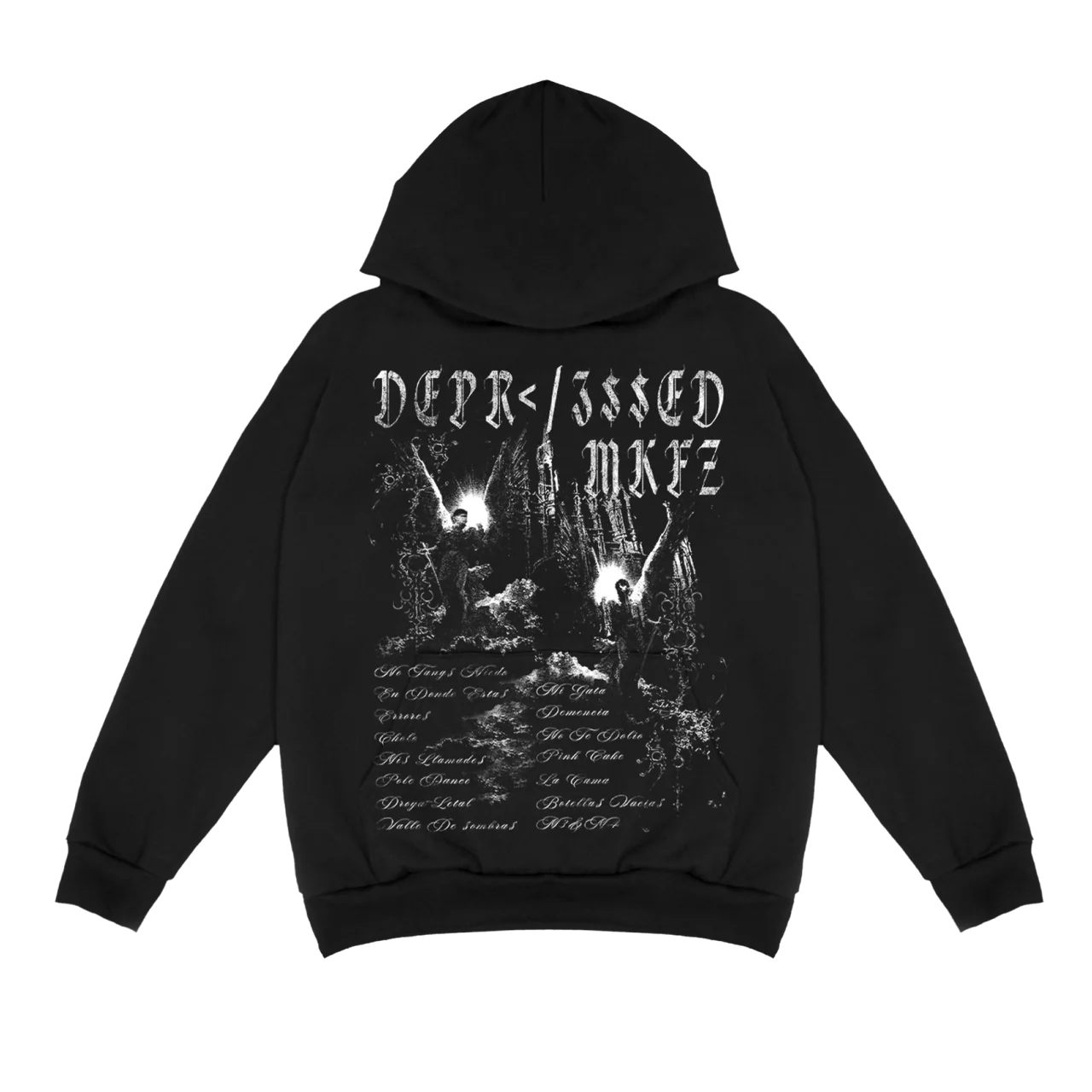 Sad-Boyz-TRACKLIST-HOODIE-Black-Back Sad Boyz TRACKLIST BLACK HOODIE