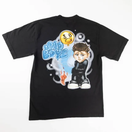 ANTI SAD NOW, SAD LATER TEE – BLACK