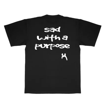 Sad With a Purpose Tee Black